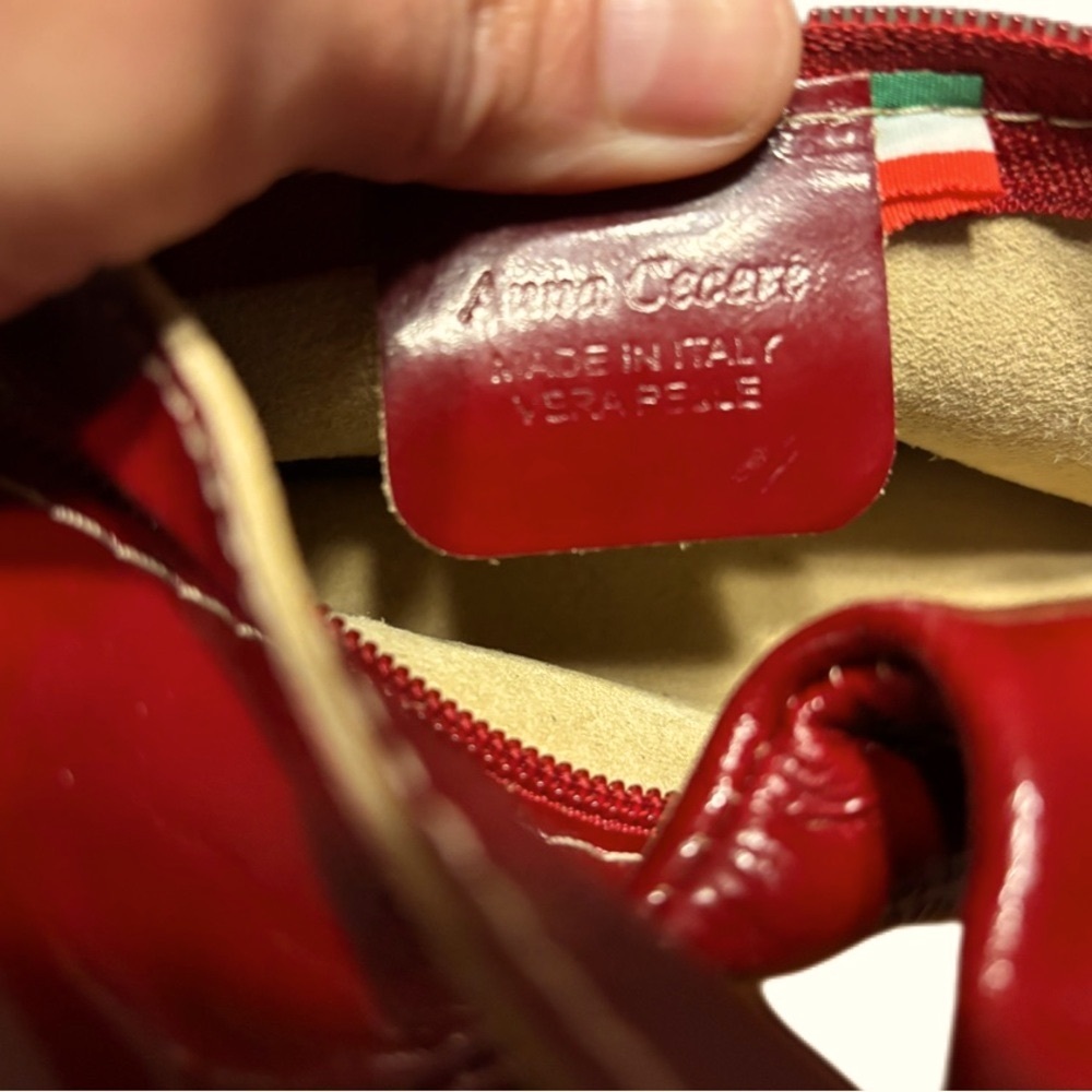 ANNA CECERE Made in Italy genuine leather purse - Picture 3 of 11